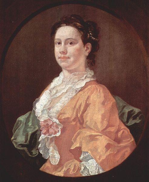 William Hogarth Portrait of Madam Salter oil painting image